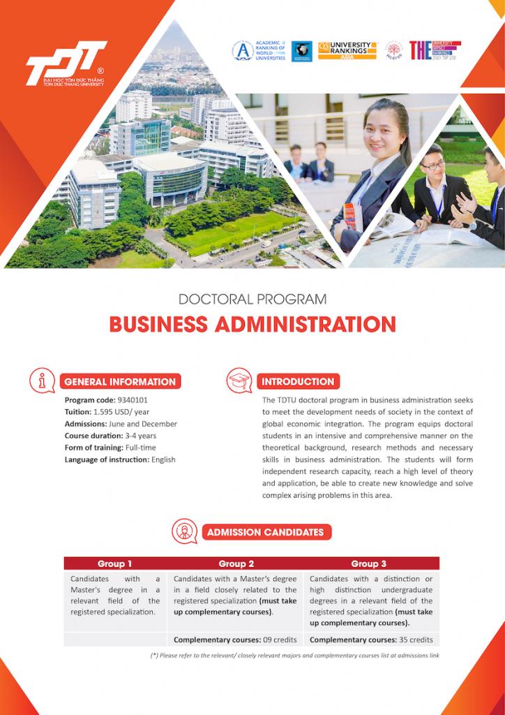 doctoral thesis business administration